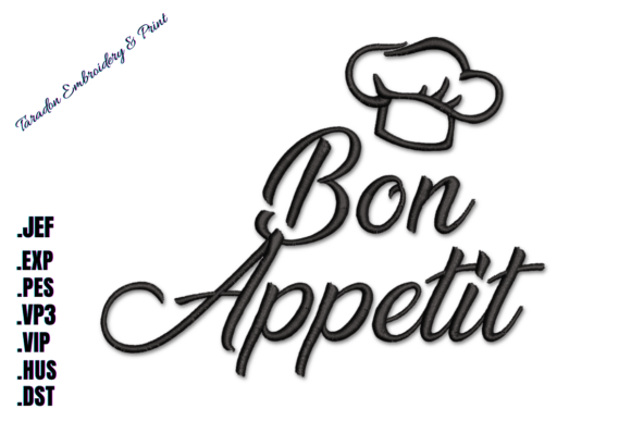 Bon Appetit Embroidery Design Review