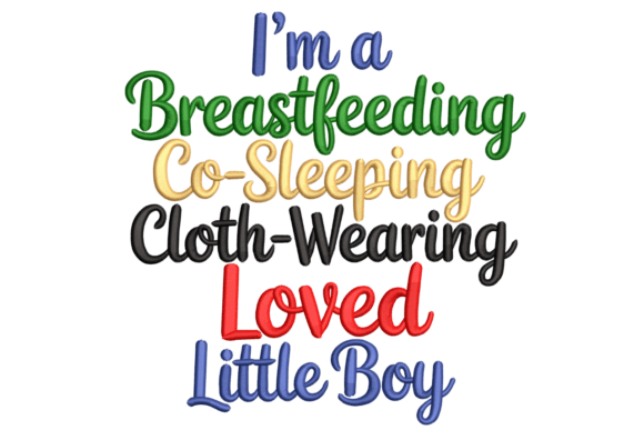 Breastfeeding Co-Sleeping Boy – Modern Embroidery Review