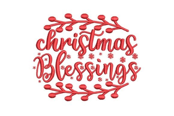Christmas Blessings Embroidery Design Review