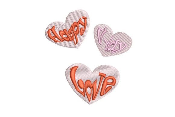 Happy V Day Love Hearts Embroidery Design Set Review