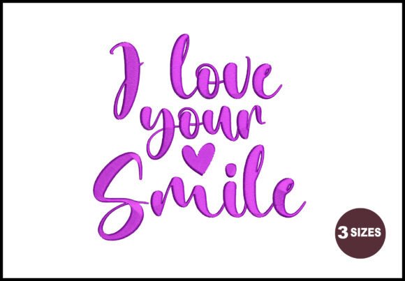 I Love Your Smile Embroidery Review