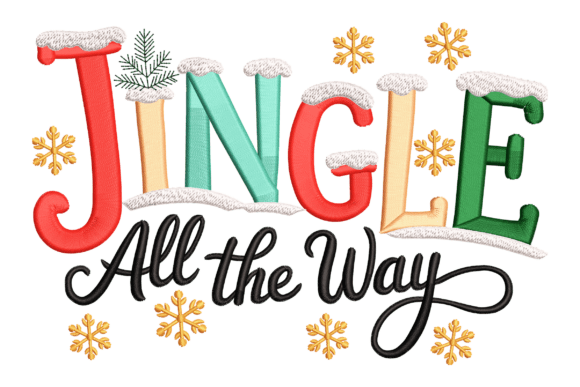 Jingle All the Way Snow Embroidery Review