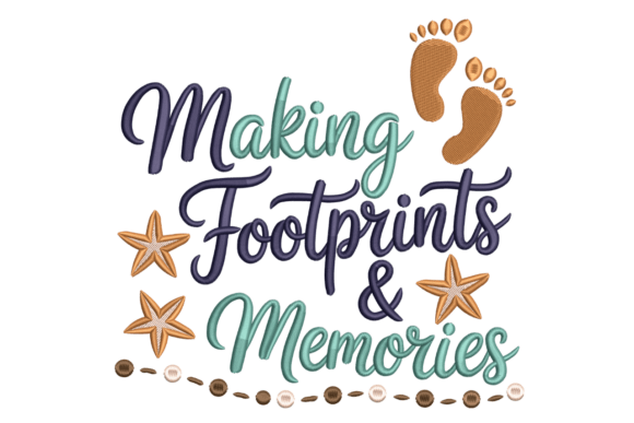 Making Footprints Memories Embroidery Review