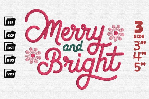 Merry and Bright Embroidery Review