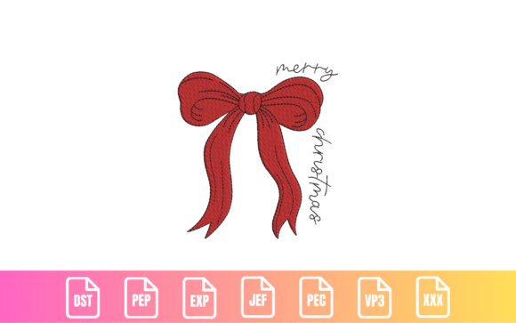 Merry Christmas Bow Classic Red Ribbon Review