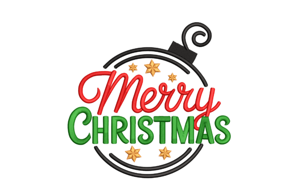 Merry Christmas Ornament Embroidery Review